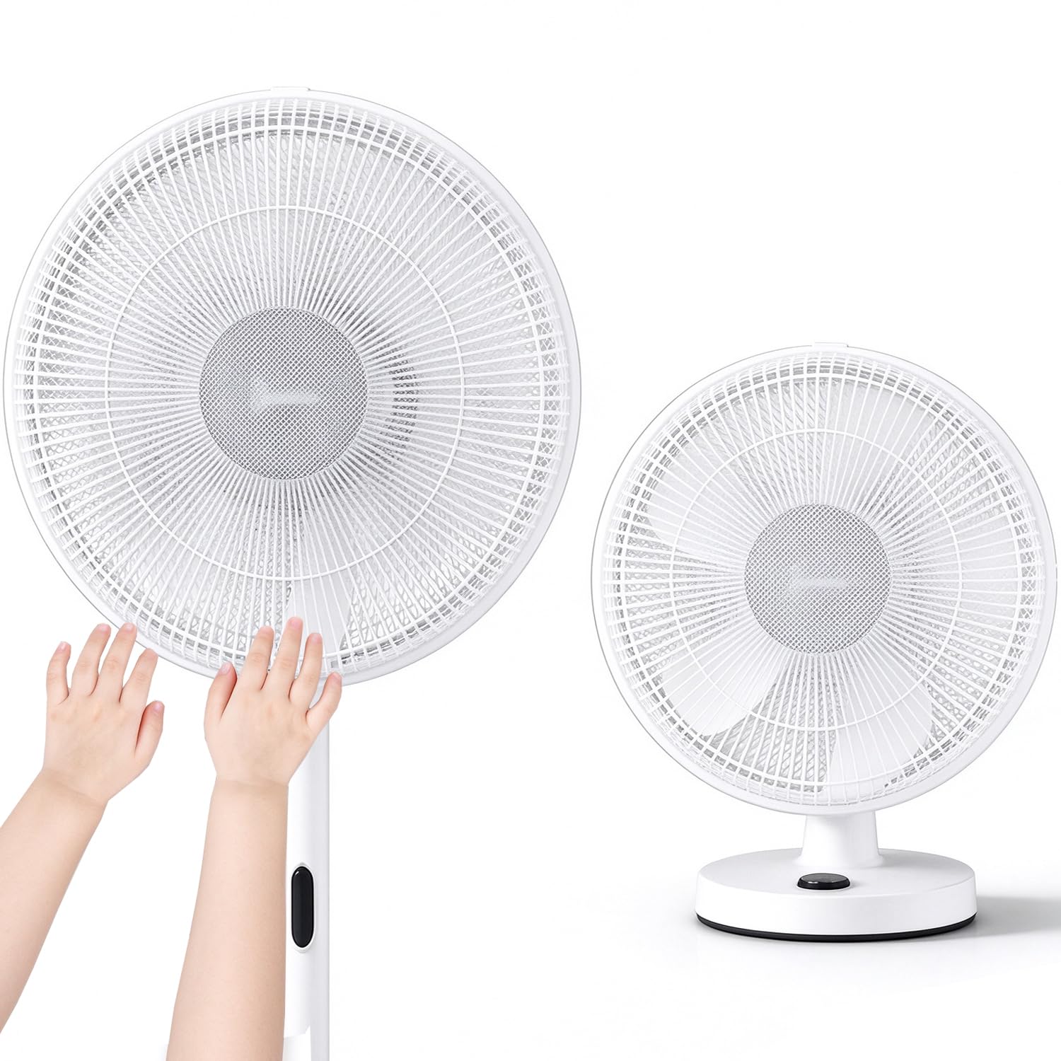 扇風機カバー 扇風機安全カバー 2枚入 直径30~50cm 裏までかかる サーキ 指はさみ防止 ネット ホコリ 家庭用 業務用
