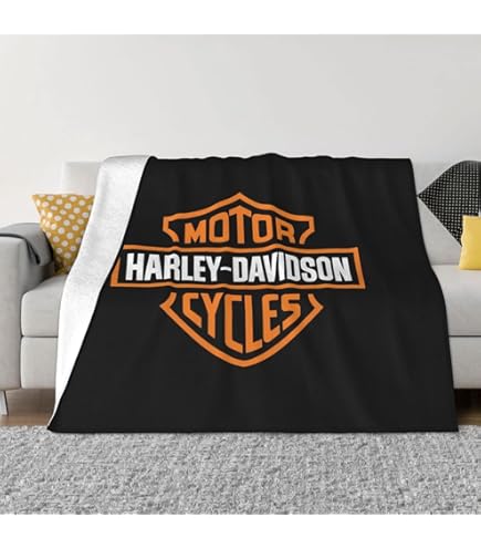 Amazon｜Harley-Davidson ハーレーダビッドソン 毛布 ブランケット