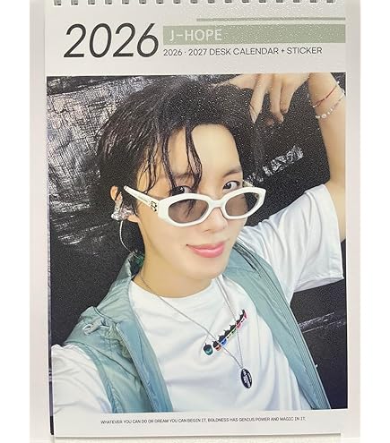 Amazon.co.jp: J-HOPE ジェイホープ ホソク グッズ 卓上 カレンダー