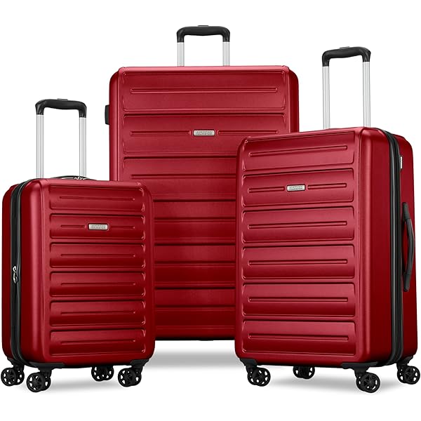 Samsonite Robez Spinner 75/28 EXP TSA Gloss Wine Red : Amazon.sg