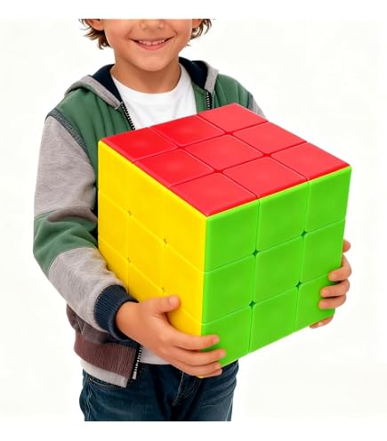Cubo Rubik 3X3 Grande Magic Cube 10 Cm Gigante Negro | Éxito