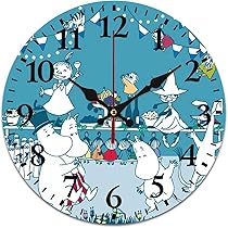 ムーミン　壁掛け時計 Amazon.co.jp: ムーミン 掛け時計 PVC壁掛け時計 静音 連続秒針