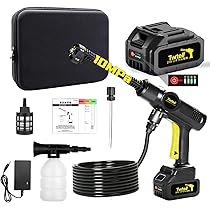 Amazon | 高圧洗浄機 コードレス 充電式 洗車機 ブラシレスモータ搭載