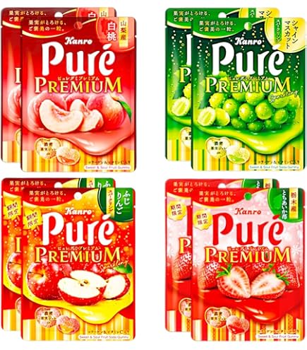 Amazon | RR カンロ ピュレグミ プレミアム 3種6個セット | RR Candy