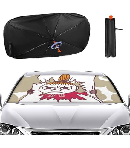 Amazon.co.jp: こびとづかん サンシェード 車 フロント 折り畳み