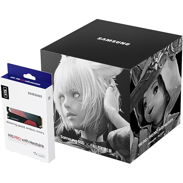 Amazon | Samsung 990 PRO 4TB ヒートシンクモデル FF14 コラボ記念 