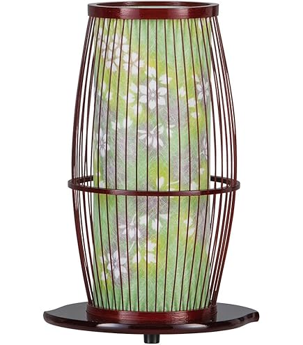 行燈　手提げ行燈　　2ケ　茶道具 大内行灯 12号 行徳①【左右対】木製けやき 絹二重張／盆提灯