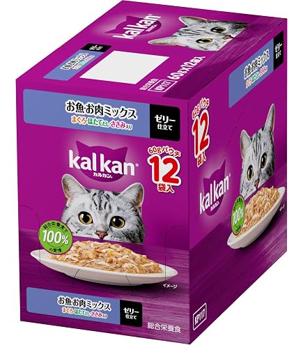 Amazon.co.jp: カルカン パウチ 1歳から 60g×12袋 4種のおいしさ