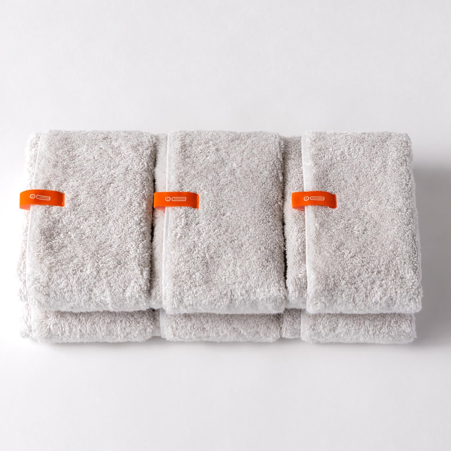 i-TOWEL (アイタオル) S フェイスタオル 2 グレー 3枚セット 約34×80cm ふわふわ ボリューム 厚手 プレミアム 綿100% ギフト ホテルタオル