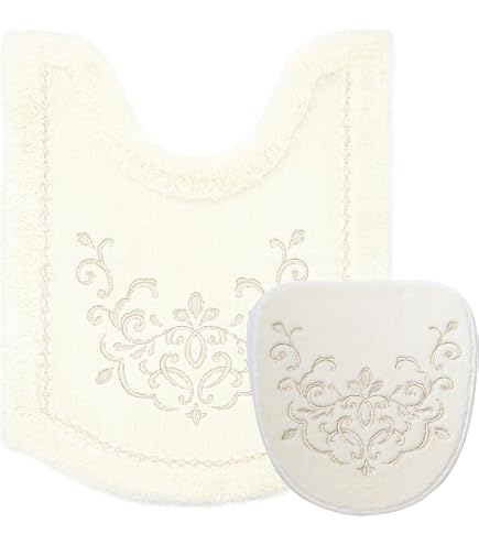 Amazon｜大同 トイレマット 62×62cm トイレフタカバー スリッパ 