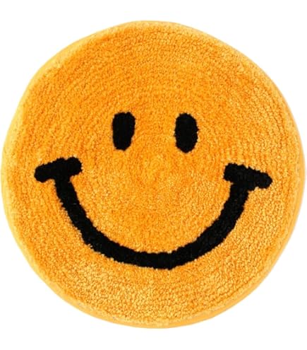 スマイルチェア　クッション Amazon.co.jp: Y チェアパッド スマイル イエロー 直径33cm チェア