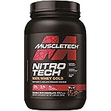 【国内正規品】Muscletech（マッスルテック）ニトロテック 100% ホエイゴールド ダブルリッチチョコレート 910g