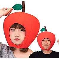 クリアストーン(Clearstone) かぶりもん コスプレ ハロウィン 被り物 かぶりもの りんご リンゴ ユニセックス レッド 衣装 仮装 コスチューム