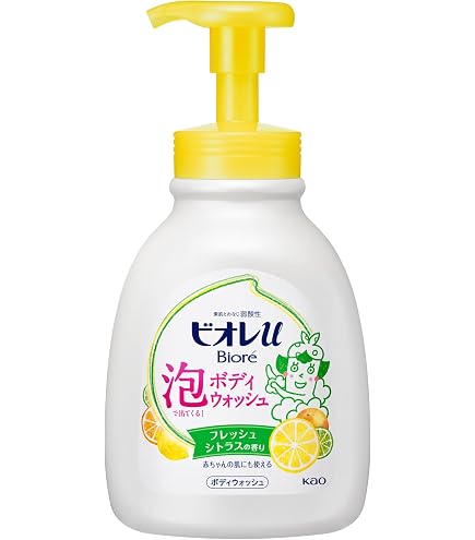 ビオレu 泡ボディウォッシュ600mlで家族の肌を洗う