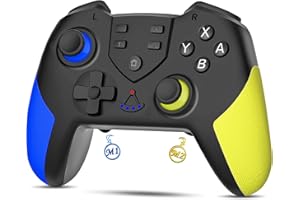 Switch コントローラー【2024年金賞設計】Onefun スイッチ コントローラー NFC機能搭載 背面ボタン付き マクロ機能 Turbo機能 4段階振動调整 6軸ジャイロセンサー搭載 Bluetooth無線接続 550mAh大容量 12時間連