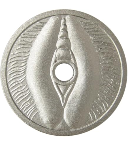 Amazon.co.jp: 福銭 お守り銭 財を生む・福を生む 大願成就女陰銭 金色