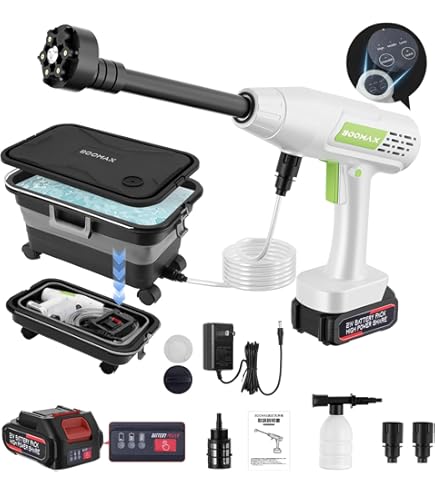 Amazon | 2025初登場·技術更新 Boomax高圧洗浄機 22L折り畳みバケツ