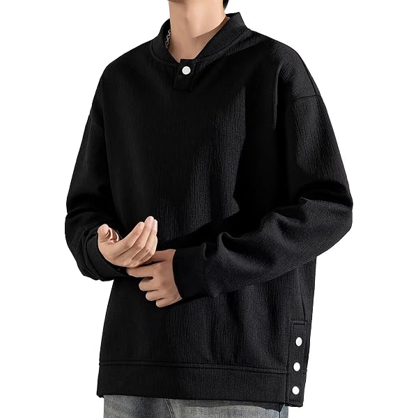 Amazon | [Manatsulife] メンズ セーター 長袖 ニット ポロカラー 