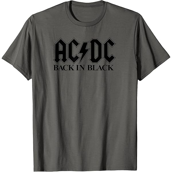 AC/DC BACK IN BLACK Tシャツ Lサイズ AC/DC エーシー・ディーシー Tシャツ バンドTシャツ ブラック