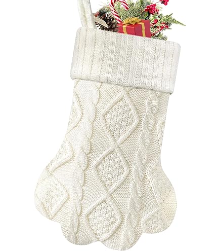 BYT Collections Weihnachtsstrumpf Aus Jute – Fisch-Motiv, Handgefertigt | 40,6 X 20,3 Cm | Naturlook
