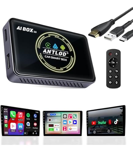 CARabc CarPlay Android Auto AiBox ワイヤレス Amazon.co.jp: CARabc CarPlay Android Auto AiBox ワイヤレス