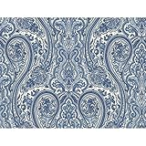 York Wallcoverings Nautical Livingペイズリー壁紙 Sample 1