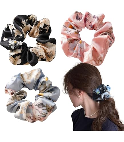Amazon | [セリーヌ] ヘアアクセサリー シュシュ ヘアゴム レディース