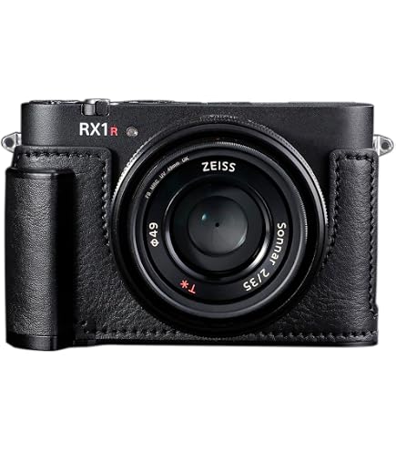 Amazon | Sony RX1R III Mark III M3用ハンドメイド本革ハーフカメラ