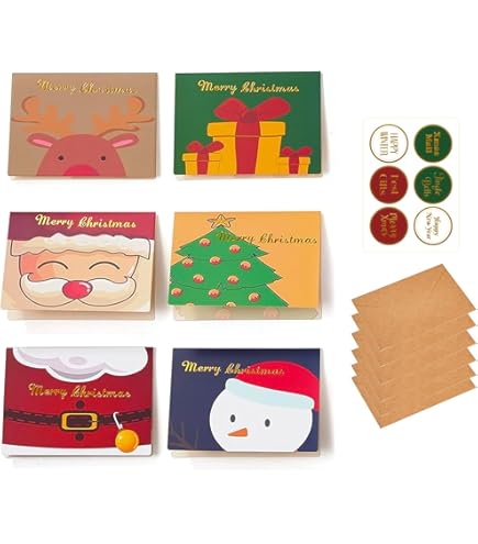 Amazon | Remerry クリスマスフォトフレームカード 72枚パック 4 x 6