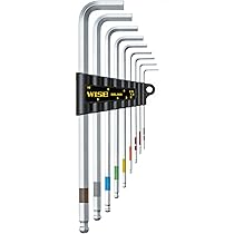ワイズ(WISE) ボールポイント六角棒レンチ 9本セット (ロング・ハンドル付 71eH8CcFj4L._AC_UL210_SR210,