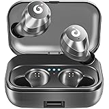 Bluetooth イヤホン 5.0 自動ペアリング 高音質 ワイヤレス イヤホン タッチ式 Siri対応 ブルートゥースイヤホン 左右分離型 軽量 マイク内蔵 iPhone Android対応 PSE技適認証済み IPX7完全防水