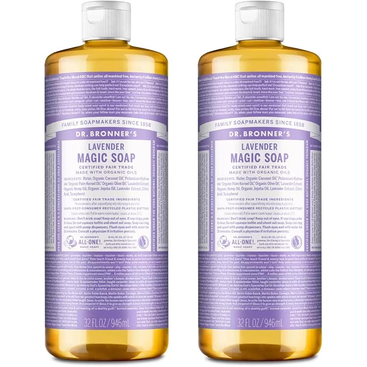 Amazon.co.jp: ドクターブロナーマジックソープラベンダー(LA)739㎖×2