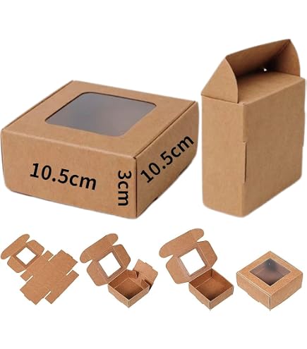 Amazon | SUPERFINDINGS 30個入り ギフトボックス クラフト紙製