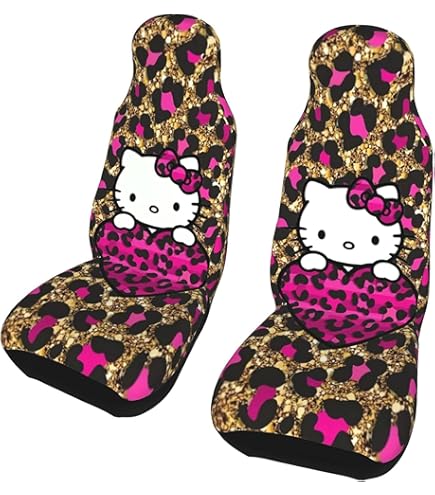 未使用　ハローキティ ヒョウ柄 テーブル脚カバー 4個セット　2002年 Amazon | ハローキティ ヒョウ柄 カーシートカバー 2枚セット