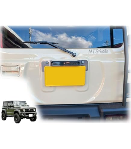 Amazon | オートルビーズ(autorubys) 背面タイヤレスナンバープレート