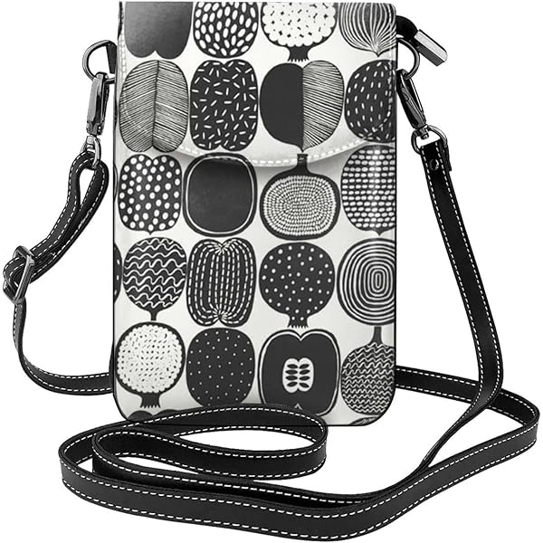 Amazon.co.jp: 草間弥生 スマホポーチ本革 ショルダーバッグ 薄い