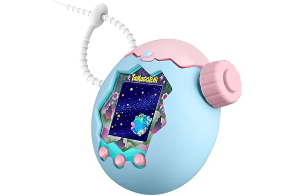 Newzerol【新登場】Tamagotchi Paradise(たまごっちパラダイス)保護ケース＋ズームダイヤルカバー 通信に対応 一体型開蓋 シリコン素材 ツートンカラー 衝撃吸収 耐久性 すり傷防止 全周囲保護 紛失防止（ベビーピンク/ベビーブルー）