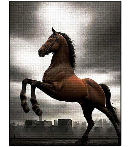 Amazon.co.jp: 中畑艸人 採光群馬 馬 絵画 リトグラフ 版画 インテリア