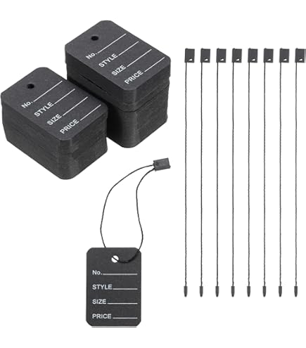 Amazon | uxcell 値札とハングタグストリング衣類価格マーキングタグ 2