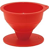 ワールドクリエイト ドリッパー コーヒー 折りたたみ レッド 4カップ