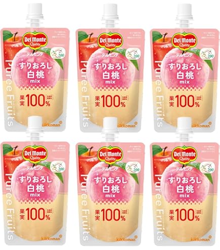 Amazon.co.jp: デルモンテ ピュレフルーツ 3種 各2個 計6個 詰め合わせ