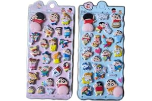 loong おしりぷにぷにシール かわいい ぷくぷく キャラクター 3D マシュマロ ふわふわ もちもち もっちりスクイーズ ステッカー シール帳 デコレーション 2セット N