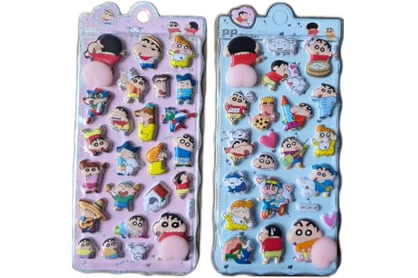 loong おしりぷにぷにシール かわいい ぷくぷく キャラクター 3D マシュマロ ふわふわ もちもち もっちりスクイーズ ステッカー シール帳 デコレーション 2セット N