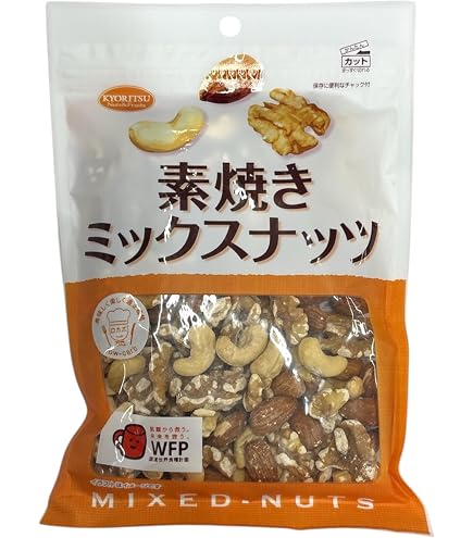 Amazon.co.jp: 3種のミックスナッツ400g 生くるみ アーモンド
