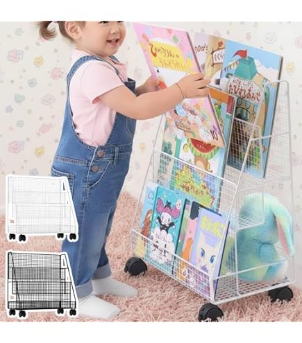 Amazon.co.jp: ニトリ(NITORI) キッズ絵本ラック セルフル S ホワイト