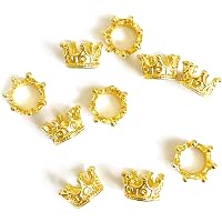 Amazon.co.jp: [紗や工房] 王冠 小 14mm ゴールド 2個 2ヶ 約1.4cm