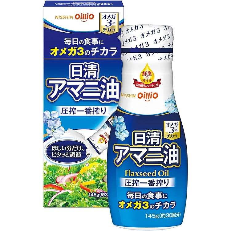 Amazon | by Amazon 日清オイリオ アマニ油 フレッシュキープボトル