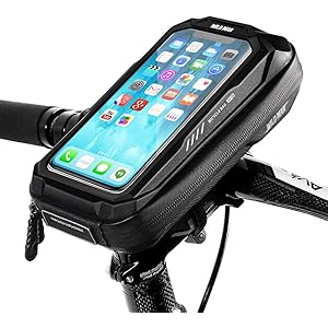 Cheftick 自転車 スマホホルダー ロードバイク 収納可能 防水 防塵 強力固定 6.5インチ対応 ロードバイク…