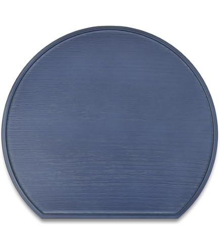 Amazon.co.jp: 輪島塗 半月盆 □ 輪堂 卓上膳 折敷 約37.8×約34cm 5客