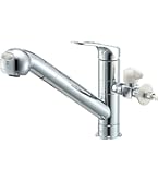 Amazon | SANEI(サンエイ) シングルワンホールスプレー分岐混合栓